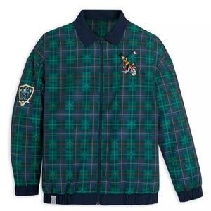 2025 Disney Parks Mickey Mouse & Friends Plaid Golf Zip Jacket Adult Size NEW